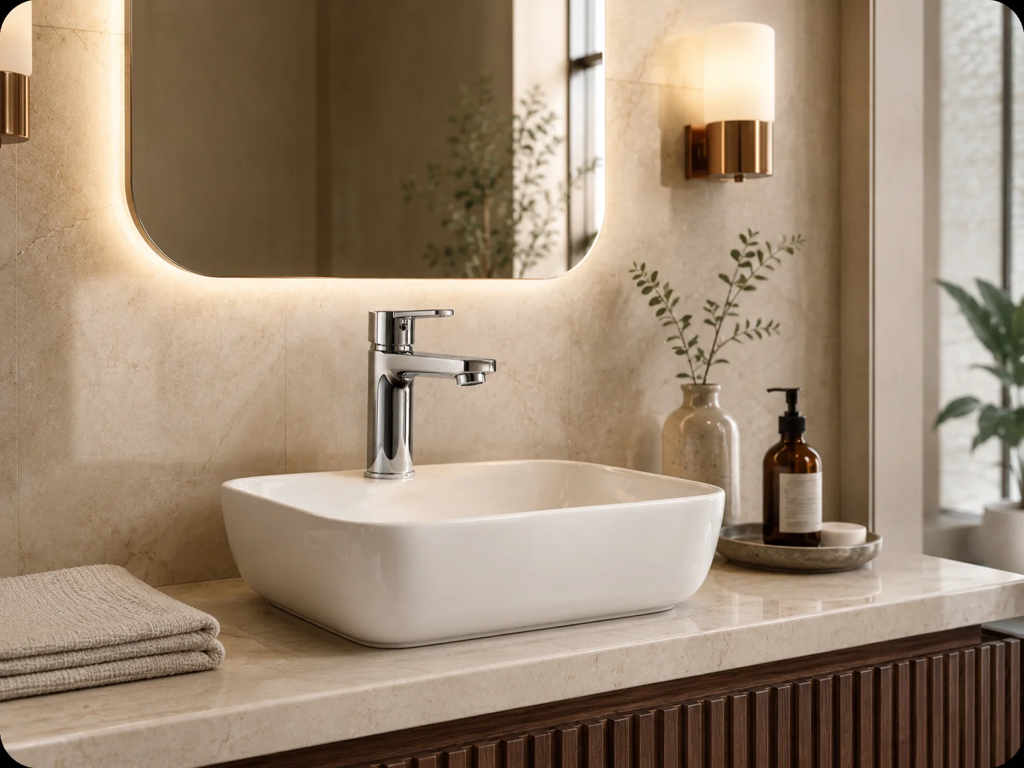 Premium basin setting